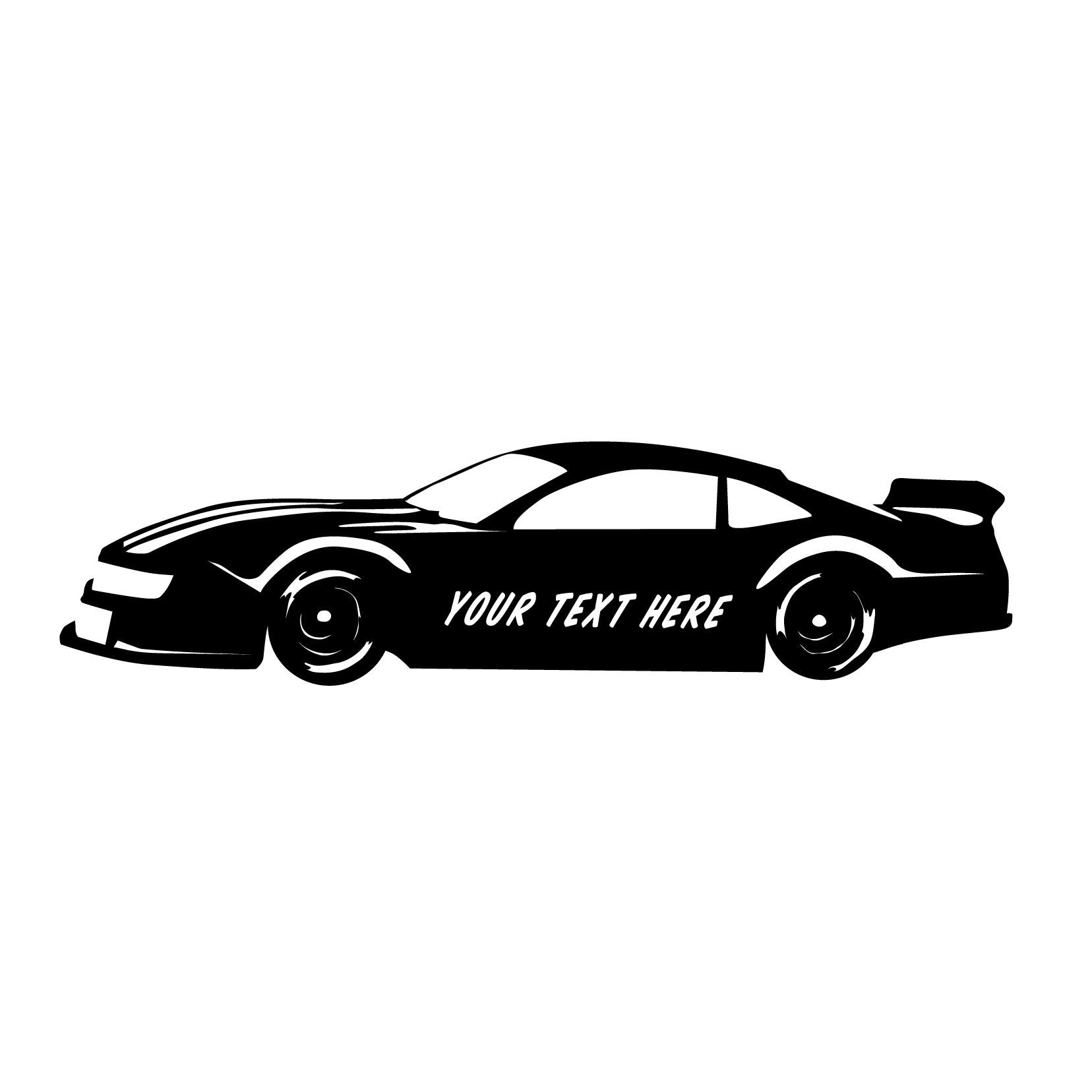 Personalized Race Car - Dana Decals