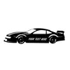 Personalized Race Car - Dana Decals