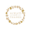 Always Give Thanks Wreath - Dana Decals