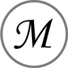 Modern Geometric Circle Monogram - Dana Decals