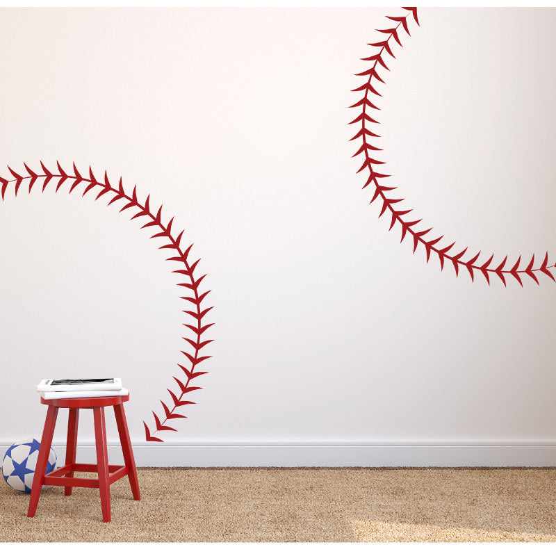 Baseball Seams Stitching - Dana Decals