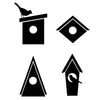 Birdhouses Icons Pattern - Dana Decals