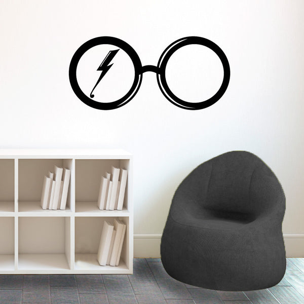 Harry Potter Glasses and Scar Silhouette - Dana Decals