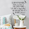 Come With Me Peter Pan Quote - Dana Decals