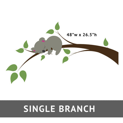 Sleeping Koala Branch - Dana Decals