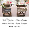 Bride & Groom Sign - Dana Decals