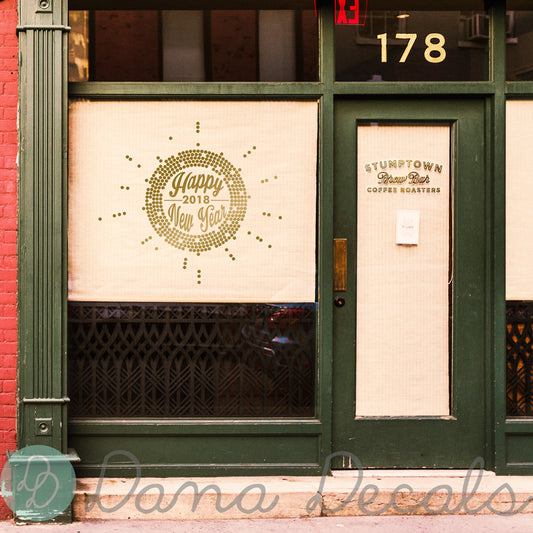 Happy New Year 2018 - Dana Decals