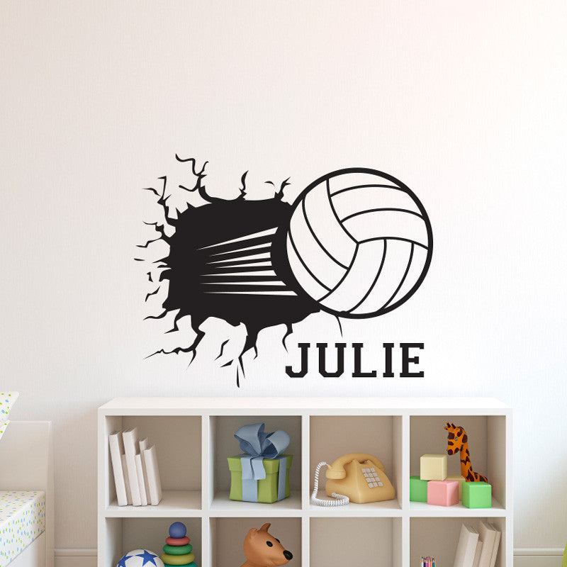 Personalized Volleyball Smashing - Dana Decals