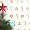 Candy Canes and Peppermint Pattern - Dana Decals