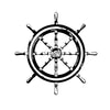 Pirate Ship Captain's Wheel - Dana Decals