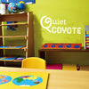 Quiet Coyote Classroom Sign - Dana Decals