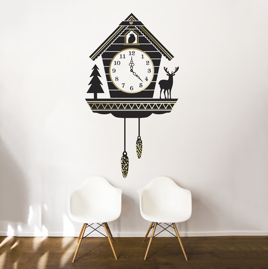 Cuckoo Clock, 2 Color - Dana Decals