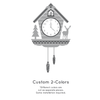 Cuckoo Clock, 2 Color - Dana Decals