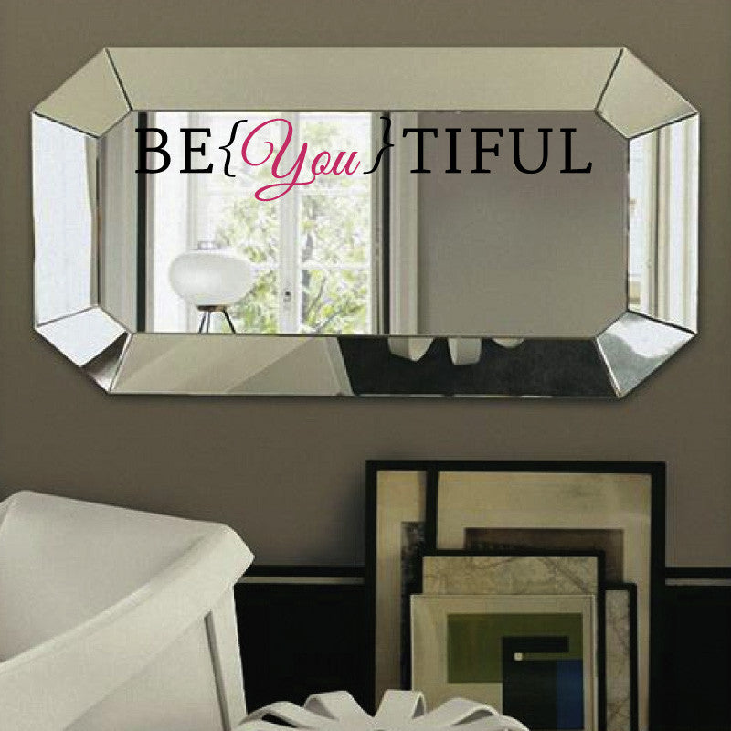 Be{You}tiful Inspirational Wall Quote - Dana Decals