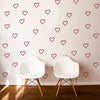 Doodled Heart Pattern - Dana Decals