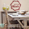 Give Thanks Wreath - Dana Decals