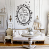 Snow White Fairest of Them All Quote in Woodland Mirror - Dana Decals