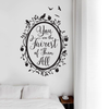 Snow White Fairest of Them All Quote in Woodland Mirror - Dana Decals