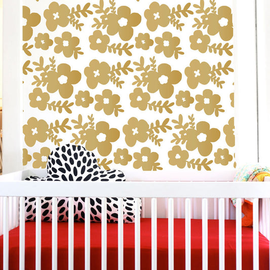 Large Floral Pattern - Dana Decals
