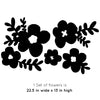 Large Floral Pattern - Dana Decals