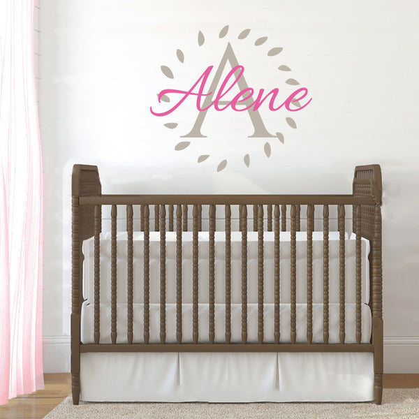 Nursery Name Monogram - Dana Decals