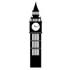 London Big Ben Clock Tower - Dana Decals