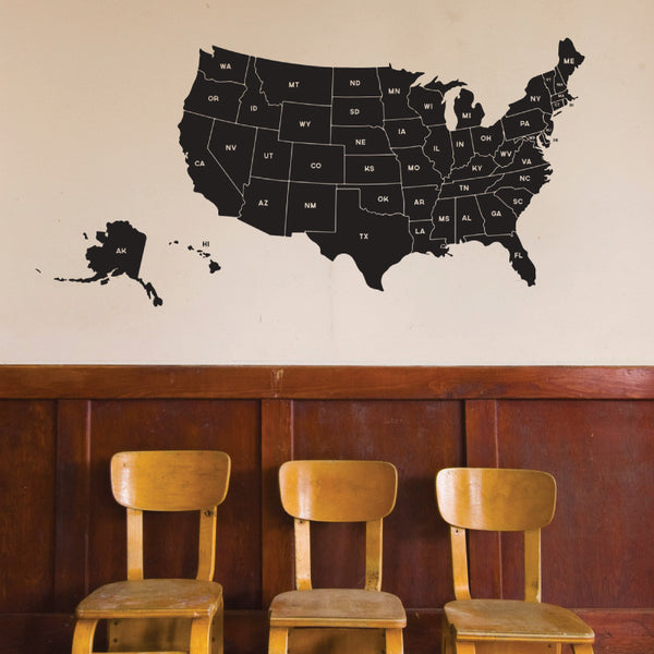 Map of United States - Dana Decals