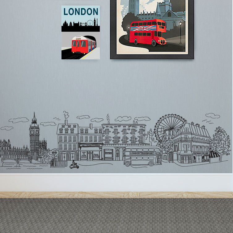 Doodle London Scene - Dana Decals