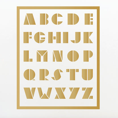 ABC Geometric Alphabet - Dana Decals