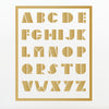 ABC Geometric Alphabet - Dana Decals