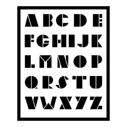ABC Geometric Alphabet - Dana Decals