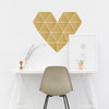 Geometric Heart Decal - Dana Decals