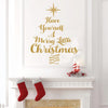 Christmas Typography Tree - Dana Decals