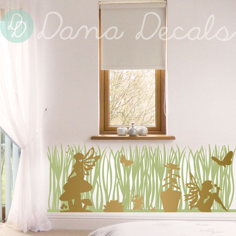 Fairy Garden Scene - Dana Decals