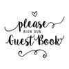 Please Sign Our Guest Book Wedding Sign - Dana Decals