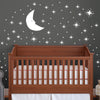 Hand-drawn Moon & Stars Mural - Dana Decals