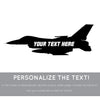 Personalized AIR FORCE Jet - Dana Decals