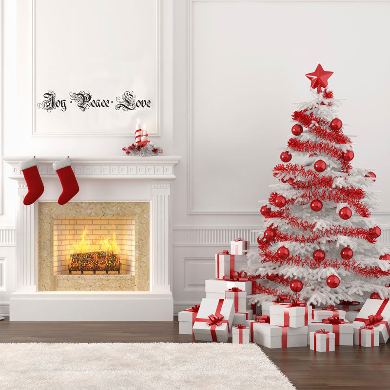 Joy, Peace, Love - Dana Decals