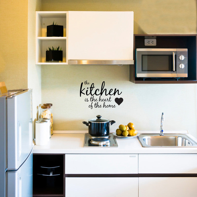 Kitchen is the heart of the Home Quote Decal | Shop at Dana Decals