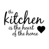 Kitchen Heart Home Quote - Dana Decals