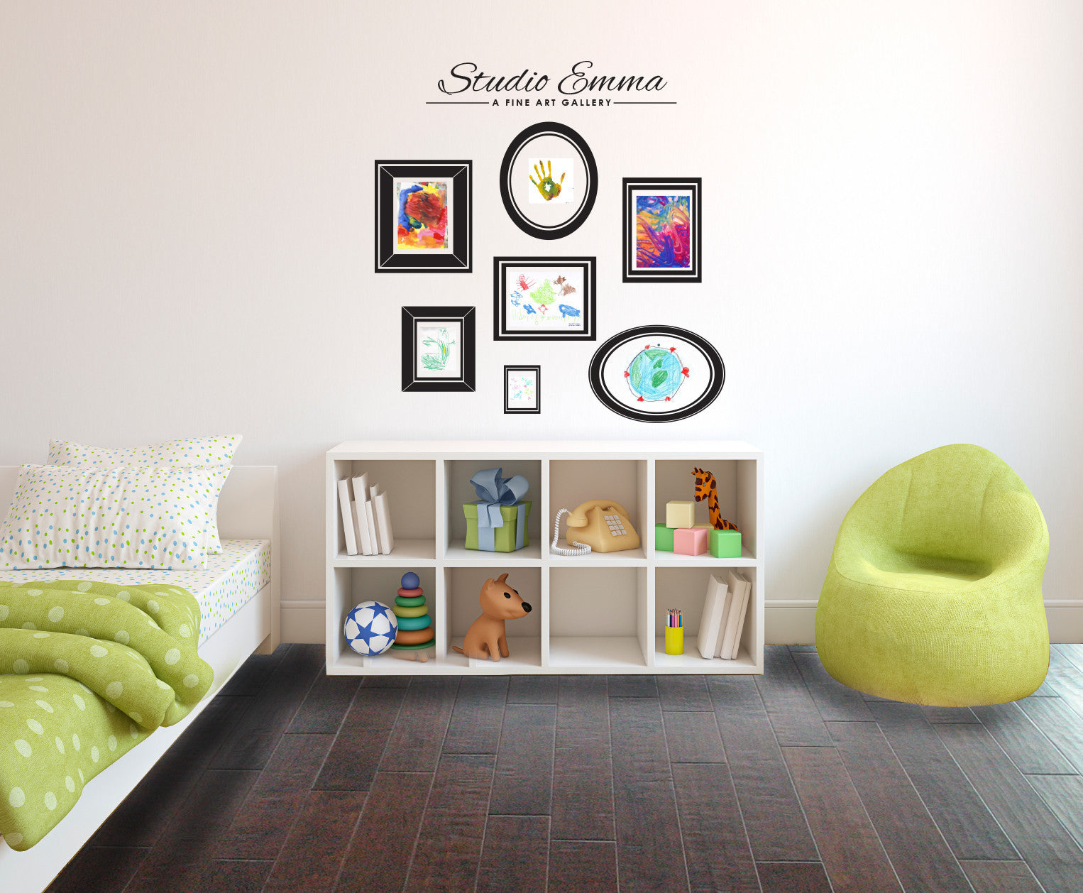 Personalized Art Studio Gallery - Dana Decals