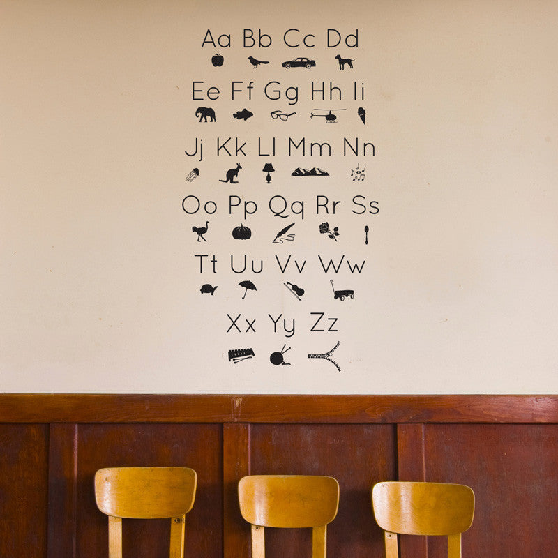 Icon Alphabet - Dana Decals