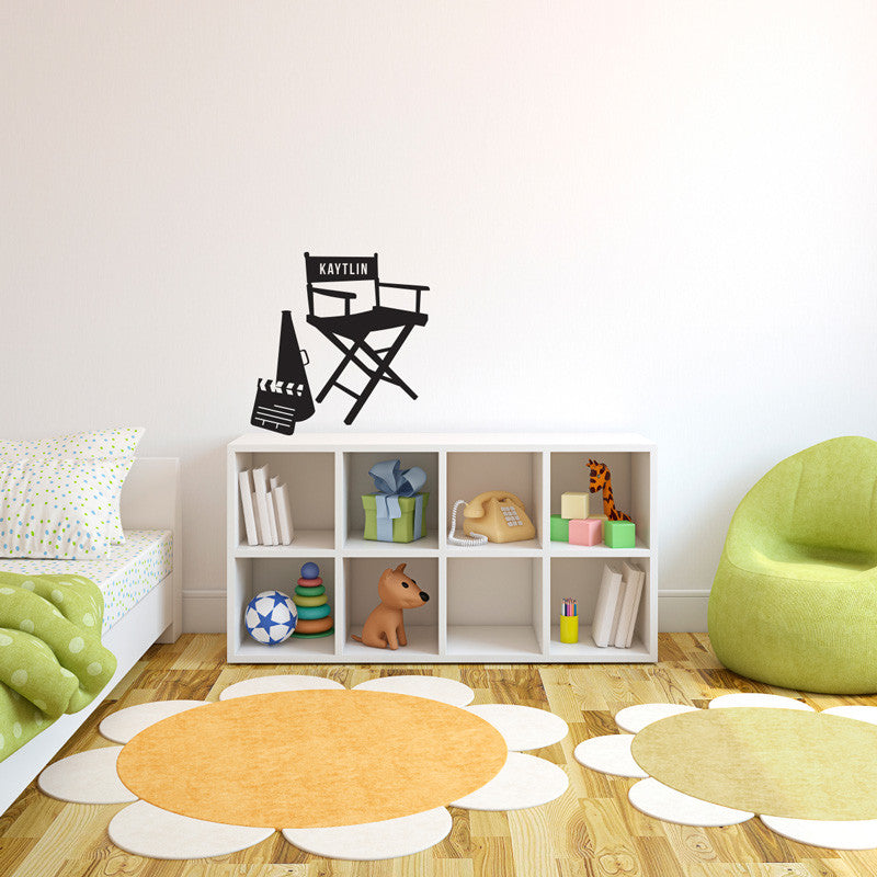 Personalized Directors Chair - Dana Decals