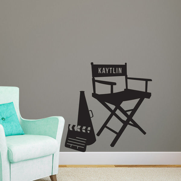 Personalized Directors Chair - Dana Decals