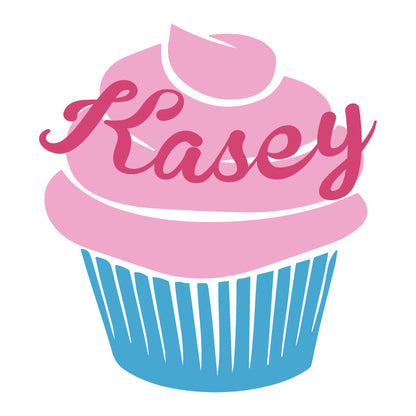 Personalized Cupcake - Dana Decals