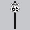 Route 66 Road Sign Post - Dana Decals