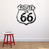 Rustic Worn-Down Route 66 Sign - Dana Decals