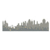 Layered City Skyline Silhouette with City Lights - Dana Decals