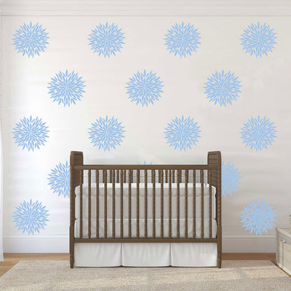 Modern Flower Pattern - Dana Decals