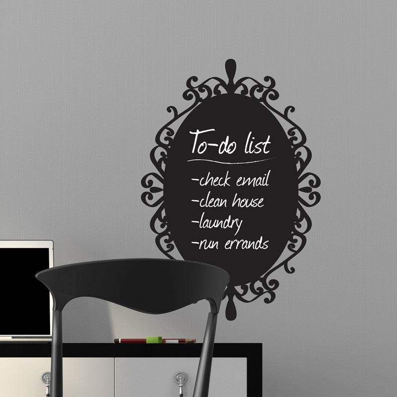 Decorative Chalkboard Frame - Dana Decals